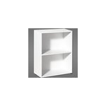 Etag�re blanche biblioth�que type 01 meuble rangement maison bureau