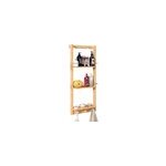 Étagère de douche en bambou 70x28, 5x10cm Étagère de douche en bambou 70x28, 5x10cm