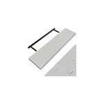 Etag�re murale flottante 90cm max 15kg blanc mdf robuste support de fixation