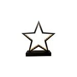 �toile de no�l en bois led noir