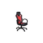 Fauteuil de bureau rouge et noir - sport - chaise bureau roues racing rembourr�e