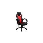 Fauteuil de bureau rouge et noir - sport - chaise bureau roues rembourr�e