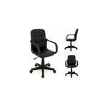 Fauteuil chaise de bureau basel en pu - r�glable en hauteur - chaise rembourr�e