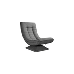 Fauteuil relax aberdeen gris tissu Fauteuil relax aberdeen gris tissu
