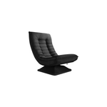Fauteuil relax aberdeen noir tissu