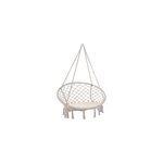 Fauteuil suspendu 61cm cr�me hamac max 150kg avec coussin