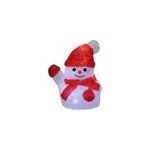 Figurine lumineuse bonhomme de neige s led acrylique
