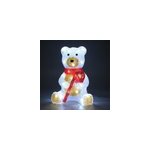Figurine lumineuse led acrylique de no�l nounours assis