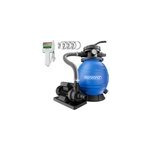 Filtre � sable 10200 l / h avec testeur pour piscine
