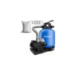 Filtre � sable 13200 l / h avec pr�filtre et verre filtrant