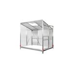 Fondation base pour serre de jardin adosse 190x122x12cm