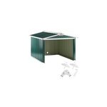 Garage robot tondeuse vert m�tal 86x100x63cm