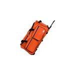 Grand sac de voyage trolley 85l avec roulettes sac transport avec cadenas orange