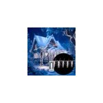 Guirlande lumineuse 80 led blanc stalactite noël Guirlande lumineuse 80 led blanc stalactite noël