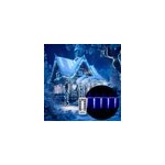 Guirlande lumineuse 80 led bleu stalactite t�l�commande no�l fonction timer