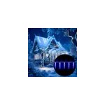 Guirlande lumineuse 80 stalactites led bleu 8m