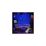 Guirlande lumineuse filet rideau lumineux 120 led bleu luminescent d�coration