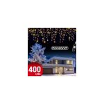 Guirlande de no�l blanc chaud 15m 400 leds en cascade