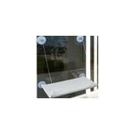 Hamac pour chat avec montage ventouses - lavable et amovible - max7, 5kg