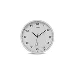 Horloge murale 31cm blanche radio pilotée Horloge murale 31cm blanche radio pilotée