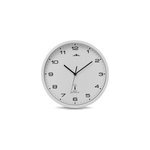 Horloge murale 31cm blanche radio pilot�e
