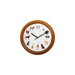 Horloge murale avec bruits d'animaux - pendule horloge originale sons animaux