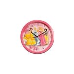 Horloge murale disney - princesses disney - pendule montre enfant fille rose