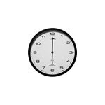 Horloge noire radio pilote 31cm changement heure auto