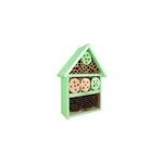 Hotel � insectes vert - nichoir 30cm x 25cm x 10cm abri hiver insectes