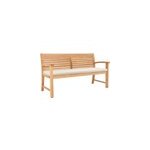 Housse de banc toscana blanc 180x50x7cm