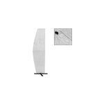 Housse de protection pour parasols jusqu'� �~ 500cm blanc en poly�thyl�ne