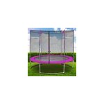 Hudora trampoline rose 300 cm max 100 kg avec filet de s�curit� 6 barres
