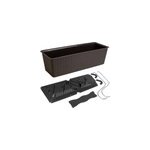 Jardinire ratolla marron 39cm 6l bac  fleur plante jardin