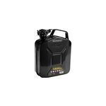 Jerrican essence en m�tal noir 5l