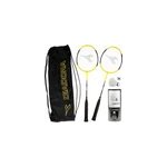 Kit de badminton marque diadora x3 volants housse de protection x2 raquettes