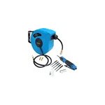 Kit d�vidoir enrouleur 10m et scie � m�taux pneumatique