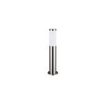 Lampadaire dahlia argent en acier inoxydable extrieur