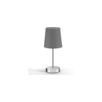 Lampe de chevet avec abat - jour gris