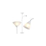 Lampe orientable  ; alissa ;  ; 175 cm - blanc ;