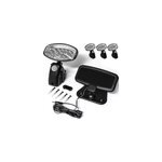 Lampe solaire ext�rieur 3x luminaire 15 led d�tecteur