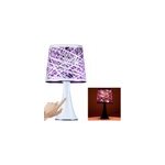Lampe tactile avec capteur touchlamp - pieds en m�tal - 31cm - lila