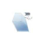 Lot de 14x plaques de polycarbonate 10, 25m� et 50x clips