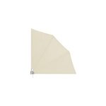 Lot de 2 éventails de balcon beige 140x140cm pliables Lot de 2 éventails de balcon beige 140x140cm pliables