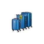 Lot de 3 valises rigides bleues taille m / l / xl 40l / 80l / 105l Lot de 3 valises rigides bleues taille m / l / xl 40l / 80l / 105l