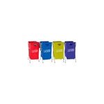 Lot de 4 paniers � linge - 420l - pliable - corbeille - maison / salle de bain