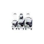 Lot 4 valises butterfly renforces avec mallette et verrou