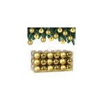 Lot de 54 boules de no�l or pour d�coration de sapin