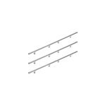 Main courante 4, 2x600 cm en acier inoxydable v2a