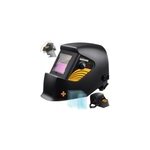 Masque de soudure automatique avec cellules solaires