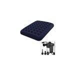 Matelas gonflable 203x152x22cm avec pompe � air �lectrique 12v - 230v
